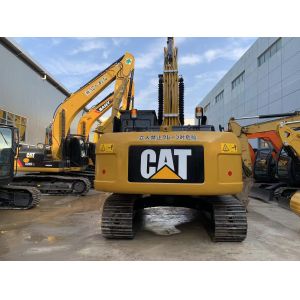 Mechanical Transmission Used CAT Excavators With Original CAT Bucket