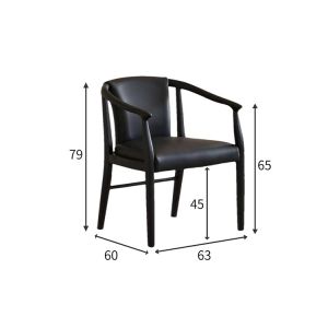 Villa Modern Dinner Chair Luxury Dining Chairs with Elegant Wooden Design
