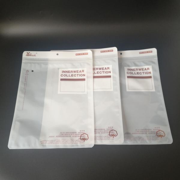 custom wholesale mens /woman underwear garment packaging clear opp/cpp packing poly bag for clothes