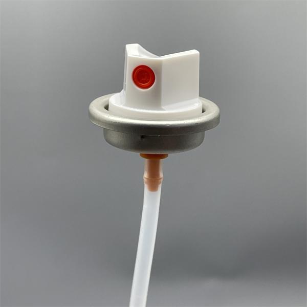 1 Inch Aerosol Spray Paint Valve with Metal Actuator for Industrial Use