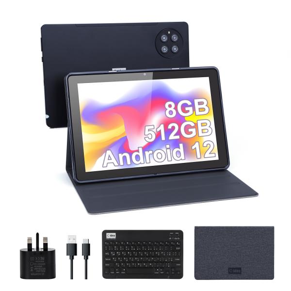 Buy C idea 9.7 inch Android 12 Tablet 8GB RAM 512GB ROM Model CM7800 Black at wholesale prices
