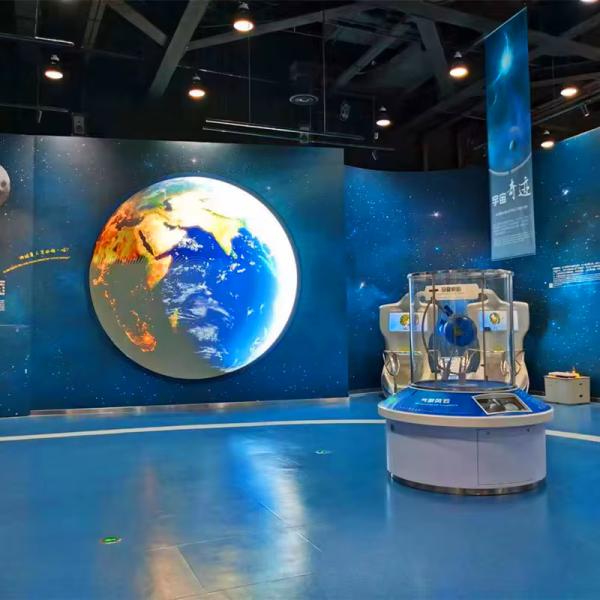 Full Color Round Led Display P4 Video Panel Outdoor IP38-IP65 Rating