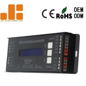 4 Channel PWM Output LED DMX512 Decoder LED Driver for RGBW Strip Lighting