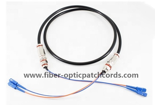 Underwater Waterproof Fiber Optic Patch Cords Jumpers Cables Duplex SC LC connectors