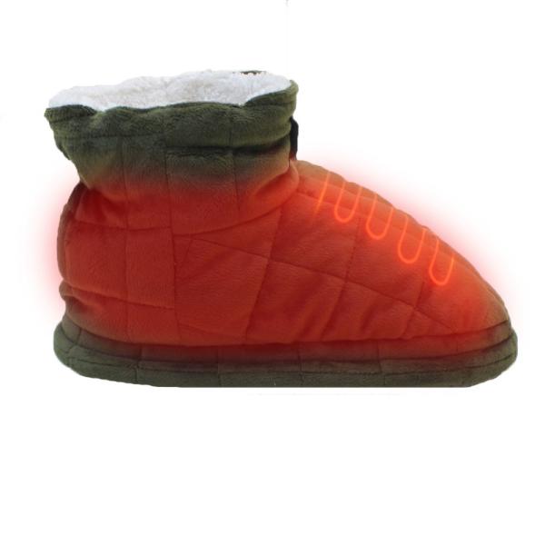 Buy Electric Heated Boots Fleece Foot Warmer USB Graphene Film at wholesale prices