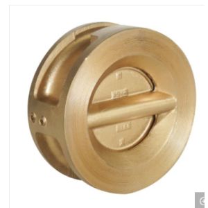 Spring Duo Dual check valves Wafer Butterfly Non-Reurn check valve Brass
