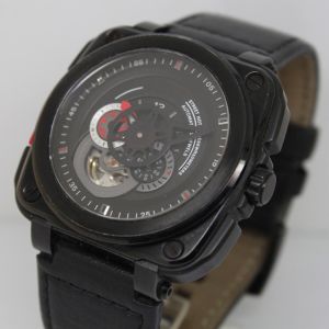 Man Mechanical Automatic Watch With Stainless Steel Watch Case , Mechanical