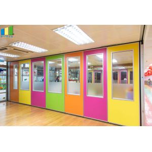 China Commercial Temporary Office Acoustic Room Dividers Melamine Surface 4m Height on sale