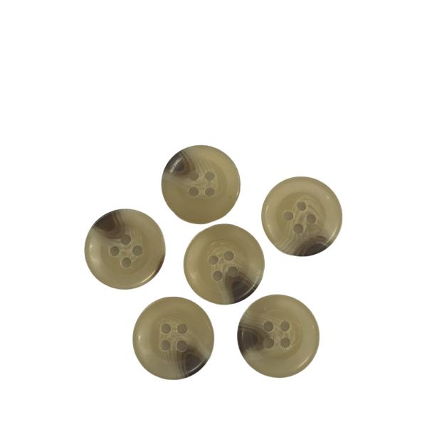 Coat Buttons With Yellow Horn Effect 20L Use For Coat Sweater