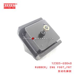 China 12305-E0040 Front Engine Foot Rubber Suitable for ISUZU HINO on sale