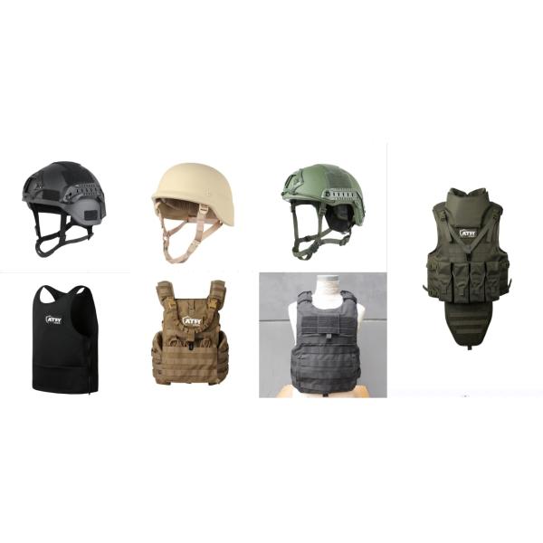 Aramid/PE Military NIJ IIIA Certified MICH Bulletproof Helmet/ Ballistic Helmet