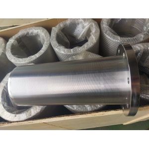 Quality Customized Length Centrifuge Basket Triangle Wedge Wire Galvanized Surface Treatment for sale