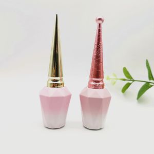 13ml Pointed Lid Nail Polish Bottles Gold Cap Nail Polish Jars