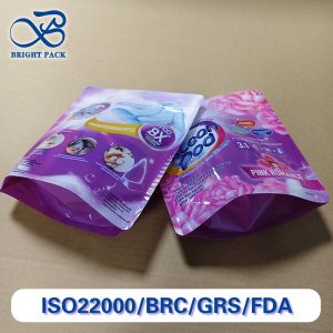 Customizable Child Resistant Laundry Detergent Bag 2-4 mil Thickness
