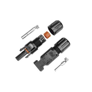 China 30A Solar Panel Connectors with PC Material and Tinned Plated Finish for Panel Mount Applications on sale