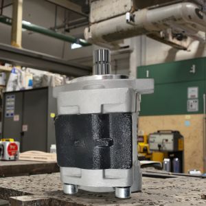 China High Pressure Hydraulic Gear Pump with 16cm³ Displacement 150 bar Operating Pressure and 1/4inch Connection Size on sale