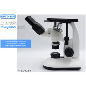 Inverted Metallurgical Optical Microscope WF10x/18mm Eyepiece Quadruple