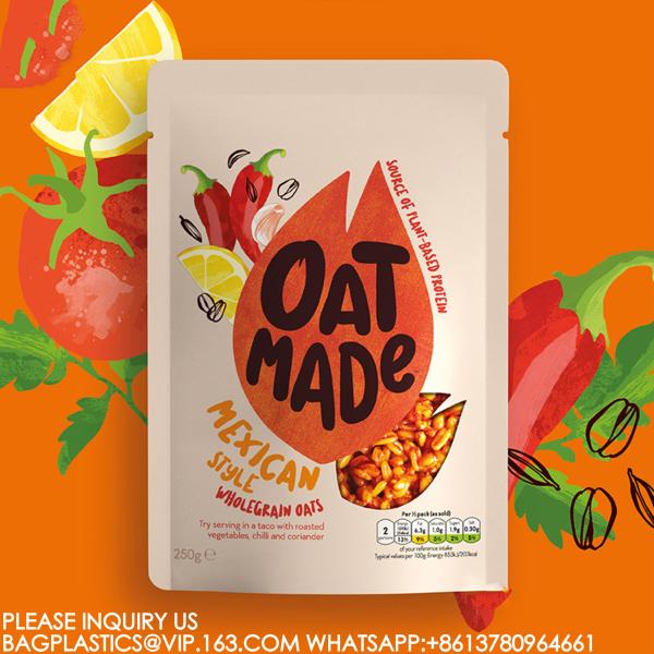 sustainable Mylar Packaging Bags Resealable Aluminium Foil Bags Zip Food Storage Bags