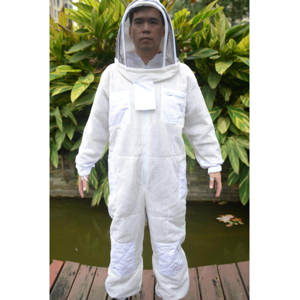 Beekeeping Protective Clothing Three Layer Ventilated clothes Suit with Good Quality Veil