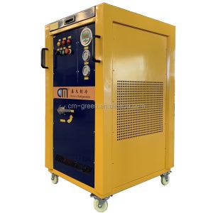 R22 R410a refrigerant freon gas recovery unit 4hp oil less A/C recovery and