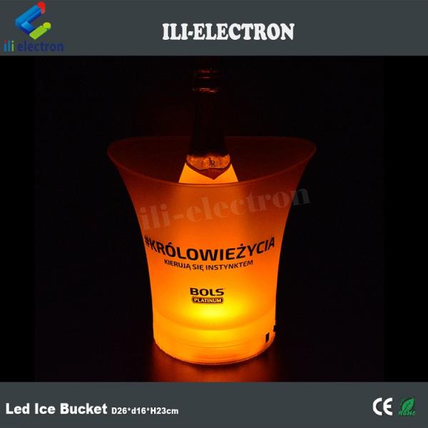Hot seller plastic led champagne ice bucket