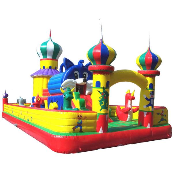 Buy PVC Slide Bounce Inflatable Amusement Equipment Diversified Entertainment Facilities at wholesale prices