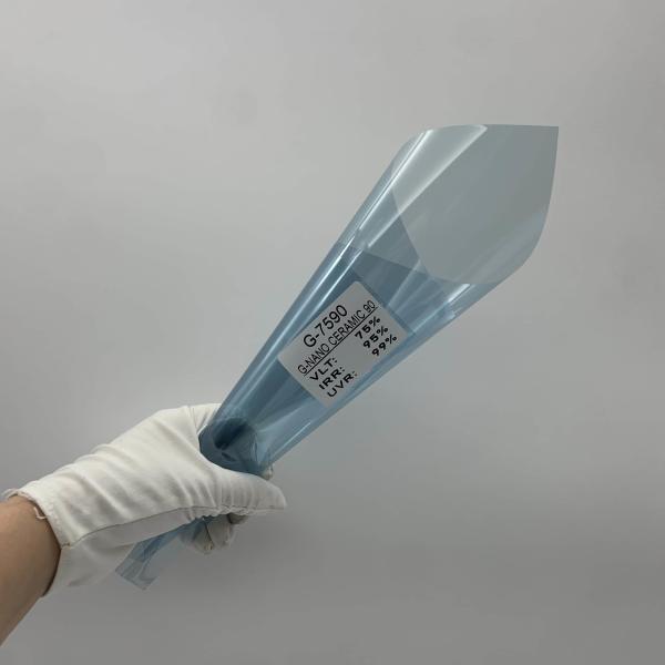 G-7590 Nano Ceramic Film Car Window Protection Anti-uv Light Blue Heat Rejection