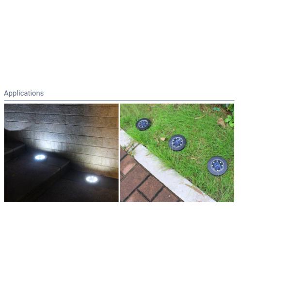 Waterproof 11.5cm Diameter 100mA LED Underground Lights