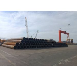 Spiral Welded Steel Pipe Large Diameter Water Oil Gas 12m Length ASTM Certified