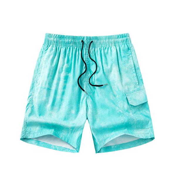 Buy Men's thin breathable sports shorts printed casual beach pants at wholesale prices