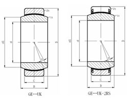 Quality OEM Radial Spherical plain bearings Rods Ends Assembly GIHR50DO for sale