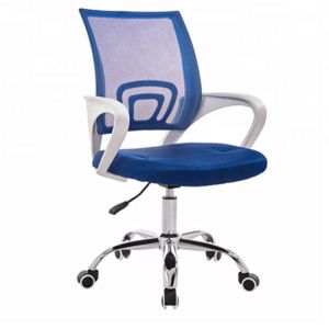 High Back Fabric Office Chair With Wear Resistant Universal Wheels