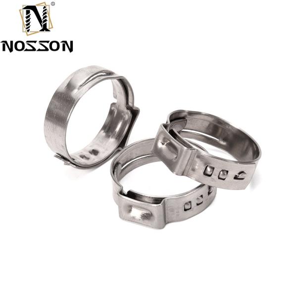 Heavy Duty Clamp Metric Measurement System Customized Support Thin Thickness Single Ear Hose Clamp for Pex Pipe