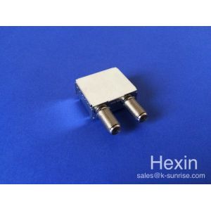 Quality F connector with metal shielding cans for sale