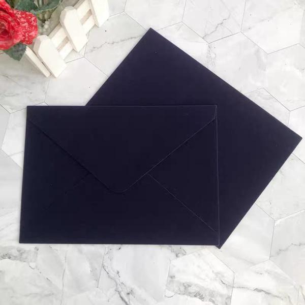 Buy Red Velvet Boxed Wedding Invitation Custom Gold Foil Transparent Acrylic Card RSVP Card and Envelope at wholesale prices