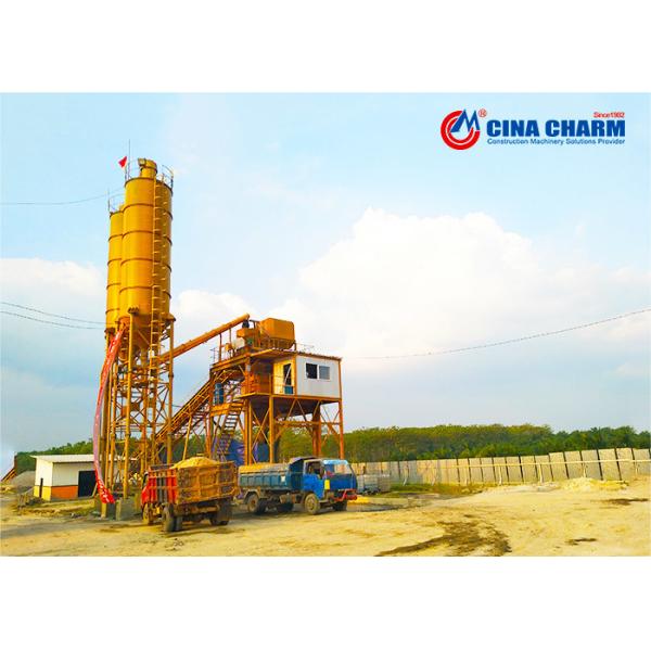 Stationary Hopper Lift 90m3/H 4x10m3 Ready Mix Plant