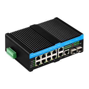 L2 L3 Managed Gigabit Industrial Ethernet Switch Poe Switch 90w 2*2.5G SFP+8