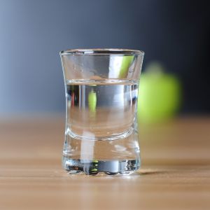 Quality 50ml Machine Made Custom Shot Glasses With Pearl Bottom for sale