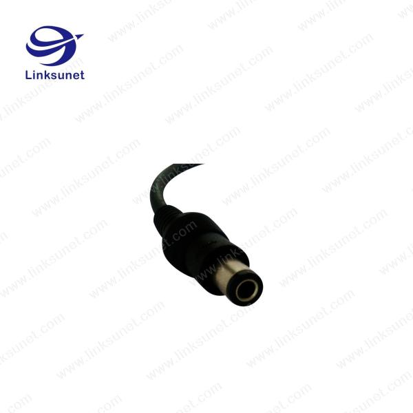 OD 6.5MM Soldering Or Crimping Injector Wiring Harness With DC Power Plug