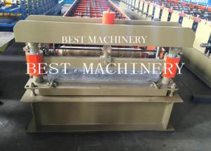 Quality Roofing Cladding Sheet Making Machine / Cold Roll Forming Machine Easy Operate for sale