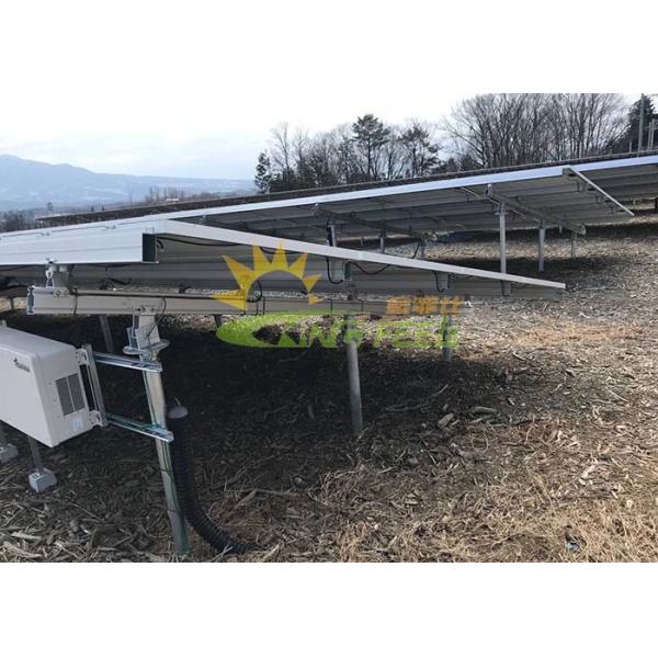 Buy Aluminum Ground Mount Solar Panel Mounting Rack Wind Resistance at wholesale prices