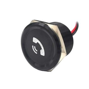 China 16mm Mini Aluminum Rgb Piezo Switch Touch 3161 Latching Underwater on sale