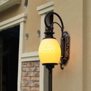 Outdoor waterproof wall lamp personality pineapple garden balcony exterior wall