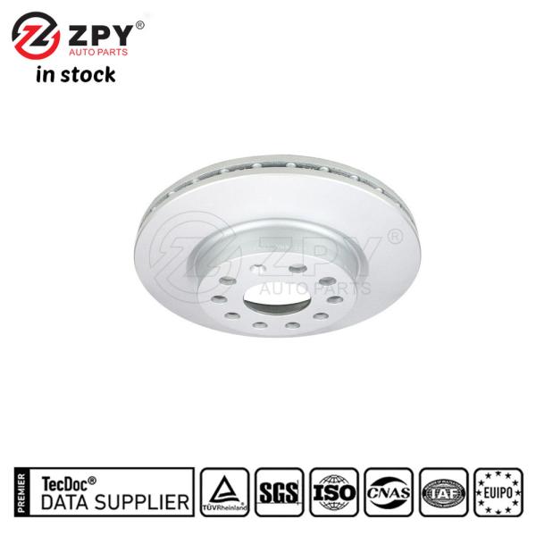 ZPY 1K0615301AK Front Brake Disc For Volkswagen Golf MK6 GTI R Audi A3 8P S3 RS3