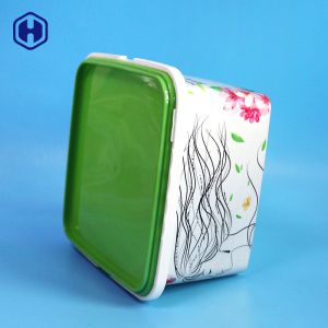 Mood Cake 93OZ IML Plastic Containes With Handle