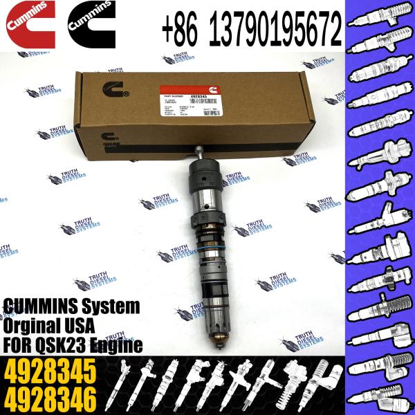 Construction Machinery Spare Parts Injector 3867762 4928345 4087886 4001830 For QSK23 Engine