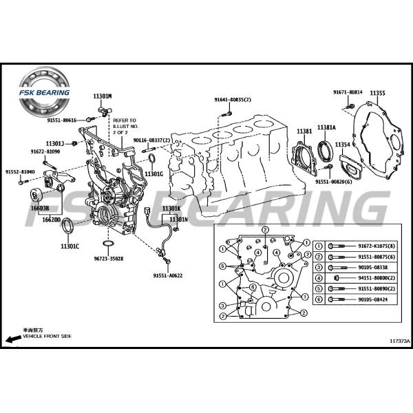 USA Market 1662075020 1662075021 Suitable For Toyota Engine Belt Tensioner Pulley Manufacturer Spot