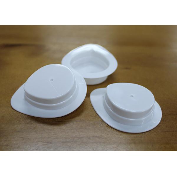 Heart Shaped Small Plastic Containers , Whitening Capsule Sleeping Mask Cup