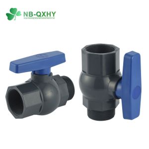 1/2 Inch to 4 Inch PVC Ball Valve Plastic Valve for Drain Water Drainage in