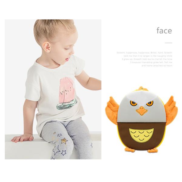 New arrival lovely new designs preschool animal backpack kids face changing bag of children